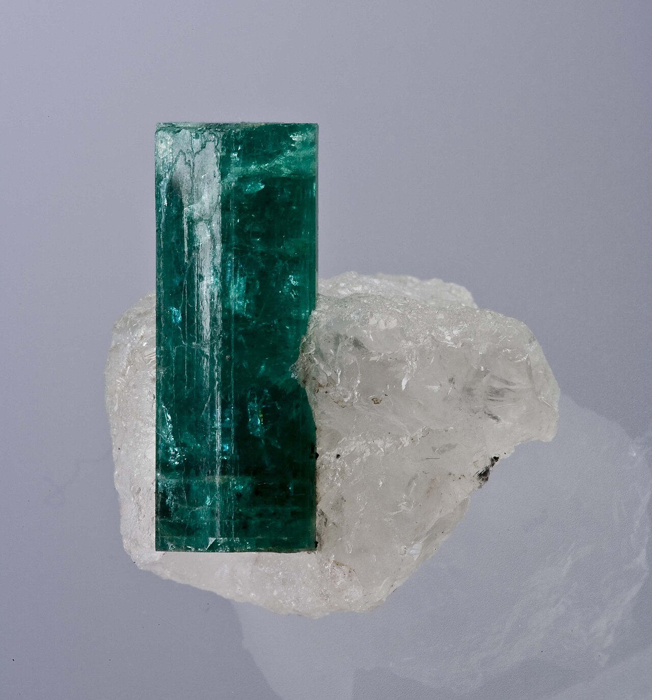 Rough Emerald Crystal in Calcite Matrix 42 g — Muzo