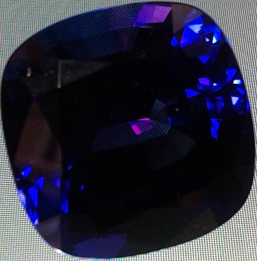 Tanzanite 5.20 ct Cushion — AAA Violet-Blue